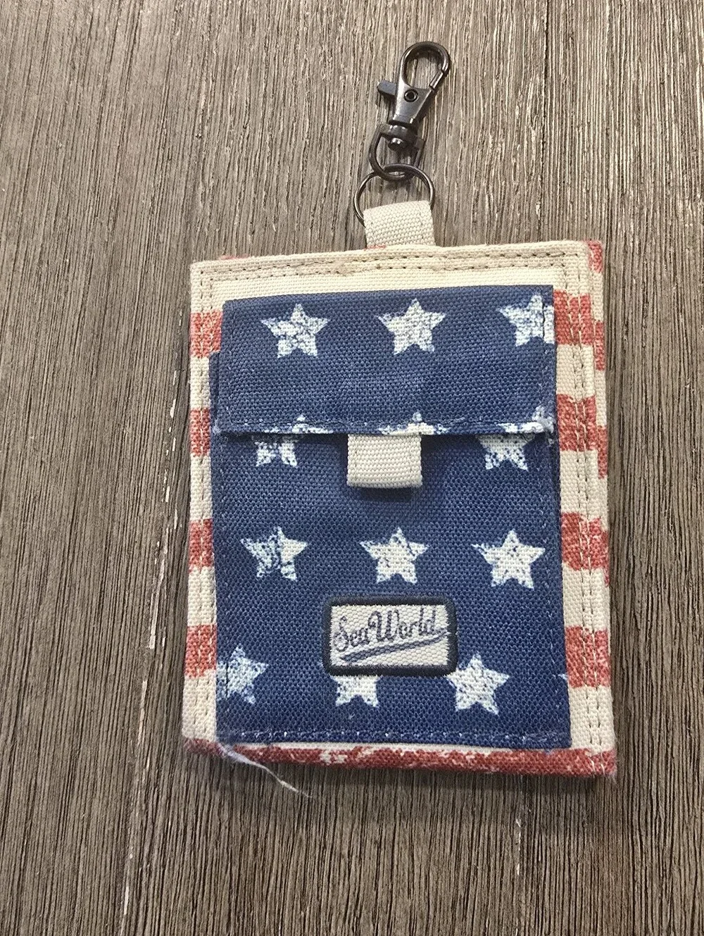United States Flag Wallet From Sea World